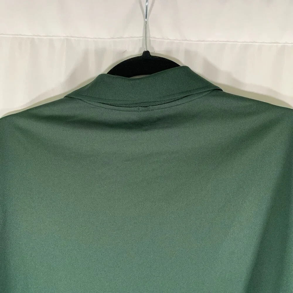 Nike Golf Polo Shirt Men's XL Green Short Sleeve Dri-Fit Pullover Collared Stain